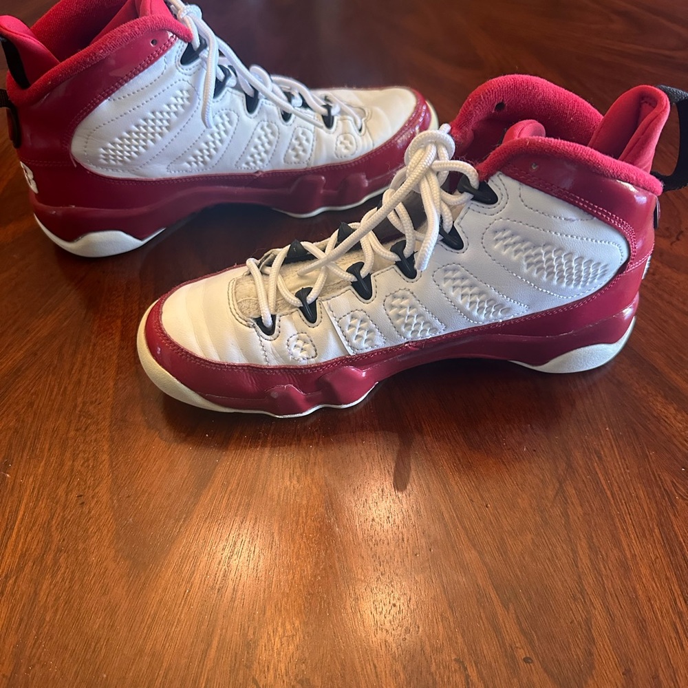 Air Jordan 9 Retro Gym Red' High Top Pre-Owned Size 6.5Y 8 Women’s - Picture 5 of 7